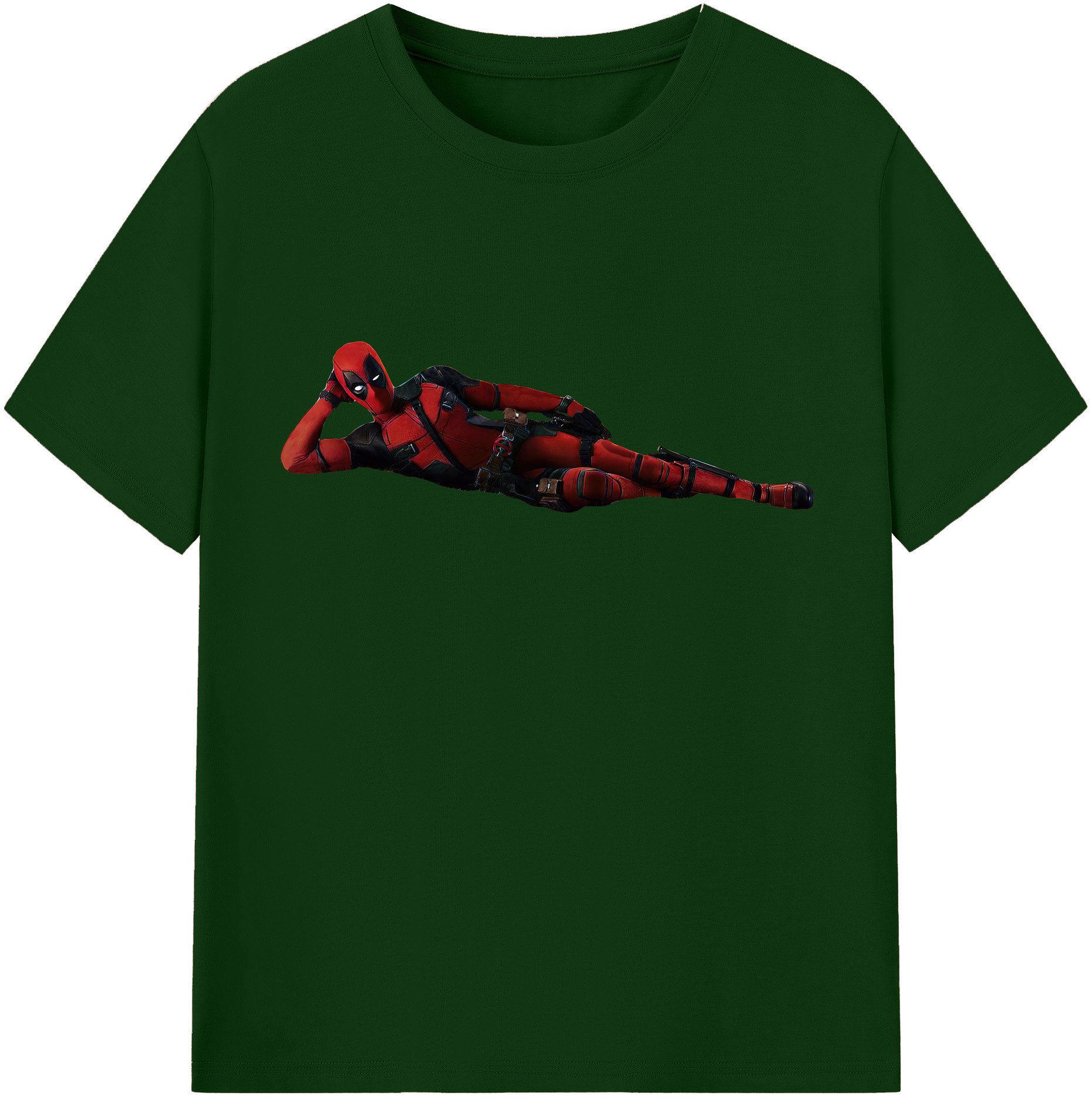 （画像用） Deadpool デッドプール 綿100％半袖Tシャツ（フロントプリント）